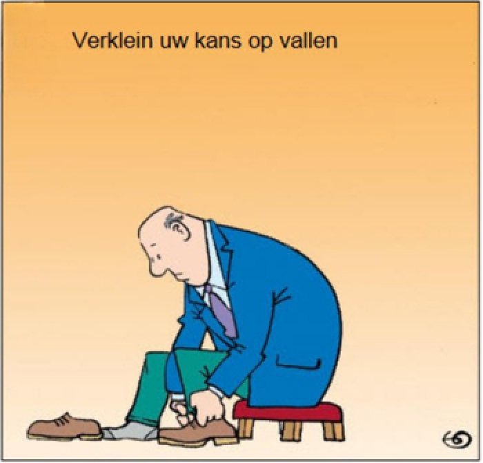 Verklein uw kans op vallen