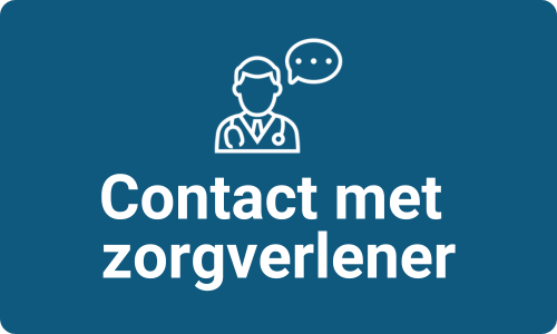 Contact met zorgverlener